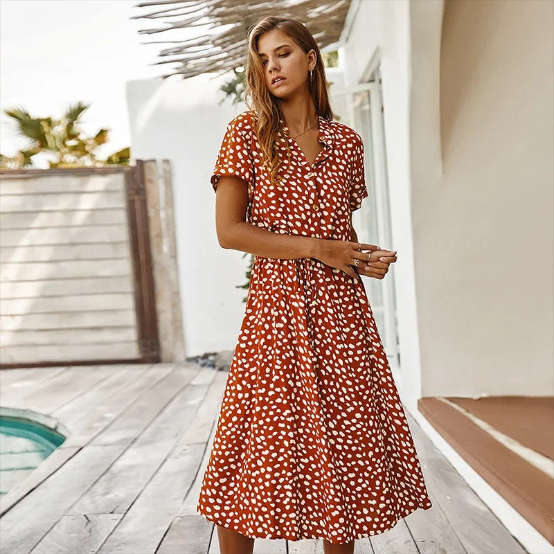Faelina - Printed Summer Dress