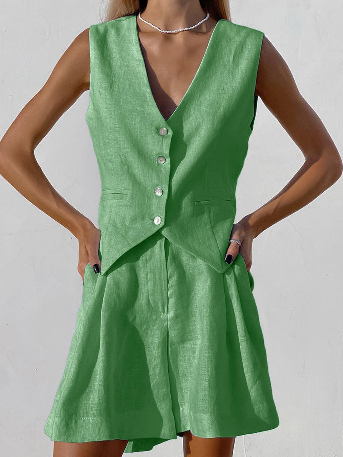 NoirBlanc Sydney™ | Paros Cover Up Two-Piece Shorts Set