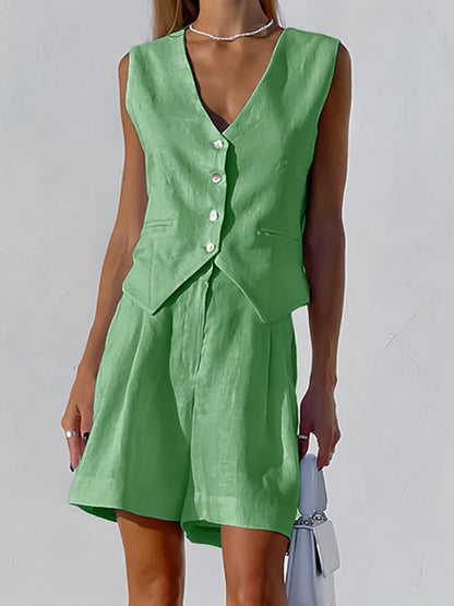 NoirBlanc Sydney™ | Paros Cover Up Two-Piece Shorts Set