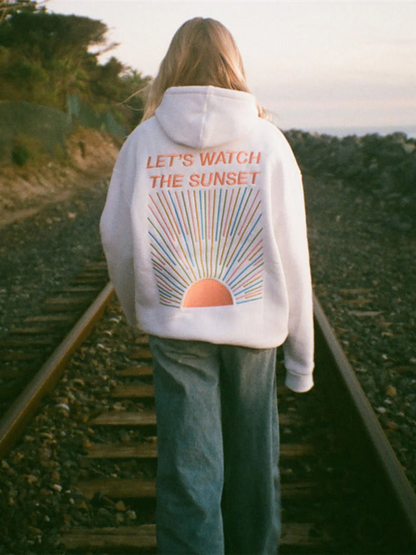 Sunset-Inspired Cozy Hoodie