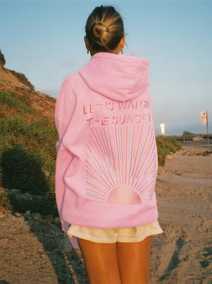 Sunset-Inspired Cozy Hoodie
