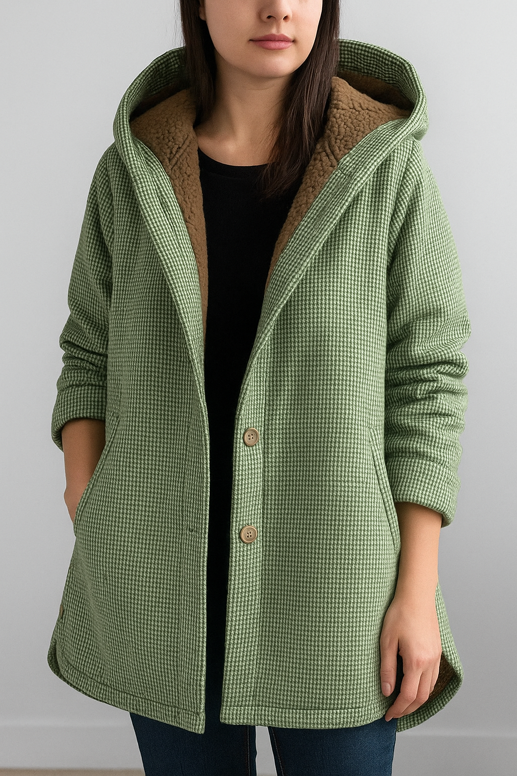 Sharon Flannel Plush Jacket